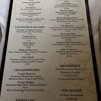 Le Troquet - Menu - French Near Me - Albuquerque, New Mexico