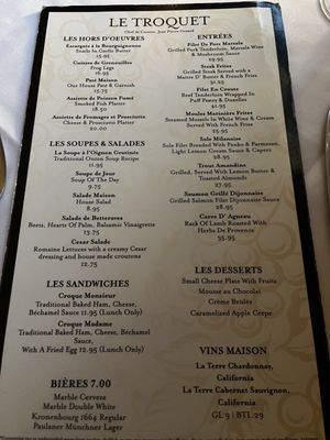 Menu photo 4 Le Troquet Albuquerque, NM