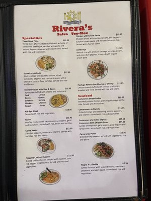 Menu photo 4 Riveras Salva Tex Mex Princeton, TX Menu photo 4 Riveras Salva Tex Mex Princeton, TX