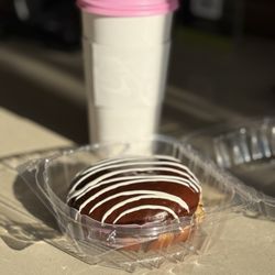 Proof Donuts & Coffee - Boston cream and latte