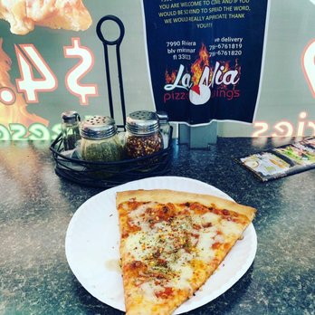 La Mia Pizza & Wings - Slices - Pizza Near Me - Miramar, Florida La Mia Pizza & Wings - Slices - Pizza Near Me - Miramar, Florida
