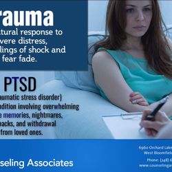 Counseling Associates - Although it is not an easy road, you can learn to control the symptoms of PTSD with the help of a skilled counselor. Visit  our website