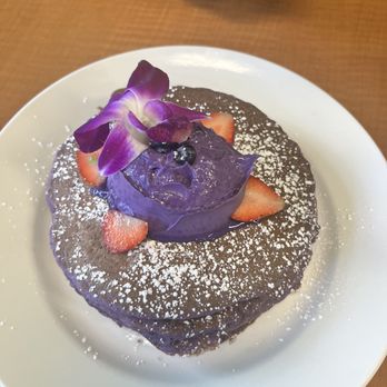Guieb Cafe - Ube Mascarpone Pancake - New American Near Me - Aiea, Hawaii