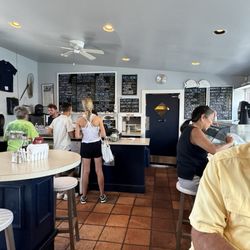 The Dock House - Looking at the menu board