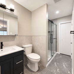 TrueCraft Maritime Renovations Limited - Full bathroom renovation. Bathtub replaced with a custom tiled shower