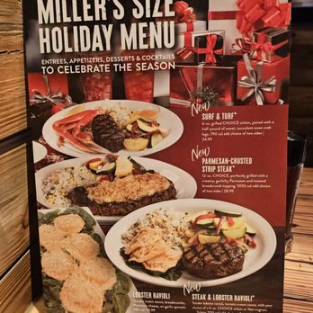 Miller's Ale House - Holiday Menu - Sports Bars Near Me - Bradenton, Florida