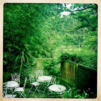 C'est Ici - view of the garden takes the breath away... - Coffee & Tea Near Me - London, XGL