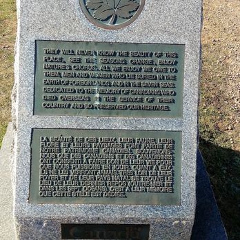 Cavendish Beach - This is a monument for fallen Canadian military personnel. Photo taken October 24, 2017. - Beaches Near Me - Cavendish, Prince Edward Island Cavendish Beach - This is a monument for fallen Canadian military personnel. Photo taken October 24, 2017. - Beaches Near Me - Cavendish, Prince Edward Island