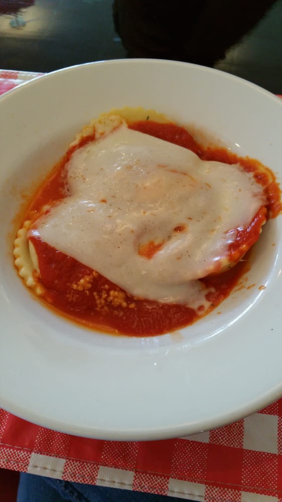 Kids cheese ravioli 4.99 Yelp