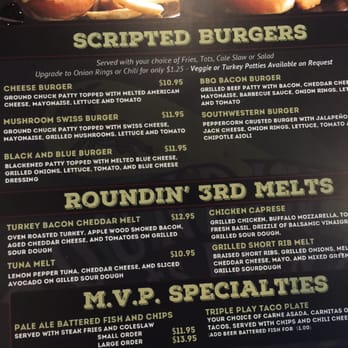 Roundin 3rd - little bit o the menu - New American Near Me - Upland, California Roundin 3rd - little bit o the menu - New American Near Me - Upland, California