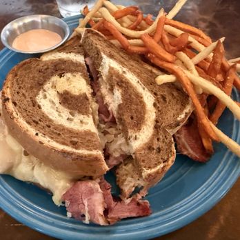 Cleveland-Heath - Reuben Sandwich with Mixed Fries - New American Near Me - Edwardsville, Illinois