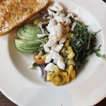 Bazille - Mango Crab Arugula Salad - New American Near Me - Canoga Park, California Bazille - Mango Crab Arugula Salad - New American Near Me - Canoga Park, California