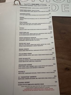 Menu photo 2 Union Larder San Francisco, CA Menu photo 2 Union Larder San Francisco, CA
