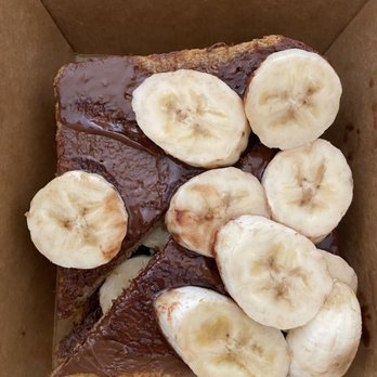 Sip A Cup - NUTELLA banana toast yum - Coffee & Tea Near Me - Astoria, New York