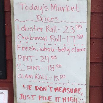 Red's Eats - We had to eat our lobster rolls, which had an entire lobster tail, with forks first! - Seafood Near Me - Wiscasset, Maine Red's Eats - We had to eat our lobster rolls, which had an entire lobster tail, with forks first! - Seafood Near Me - Wiscasset, Maine