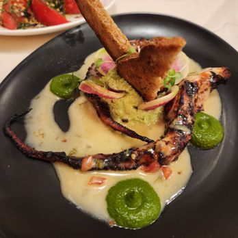 Honu Oceanside - Grilled Spanish octopus, out of this world delish! - Seafood Near Me - Lahaina, Hawaii