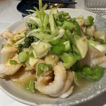 Sofun Noodle Bar - Fish slices with green peppercorn. - Dim Sum Near Me - Summit, New Jersey Sofun Noodle Bar - Fish slices with green peppercorn. - Dim Sum Near Me - Summit, New Jersey