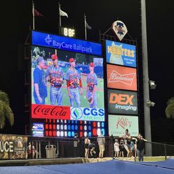 Baycare Ballpark - No hitter!