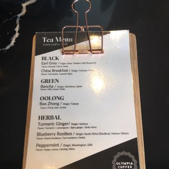 Olympia Coffee - Types of tea. - Coffee & Tea Near Me - Tacoma, Washington Olympia Coffee - Types of tea. - Coffee & Tea Near Me - Tacoma, Washington
