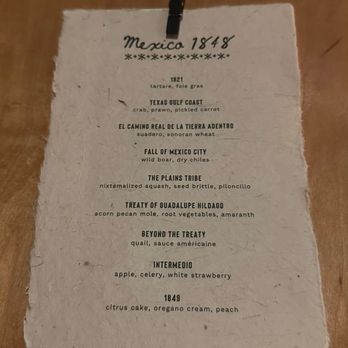 Mixtli - Course Menu, March 2025 - Mexican Near Me - San Antonio, Texas Mixtli - Course Menu, March 2025 - Mexican Near Me - San Antonio, Texas