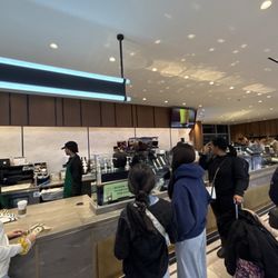 Starbucks - This is the slowest branch in a busy airport I have seen.
