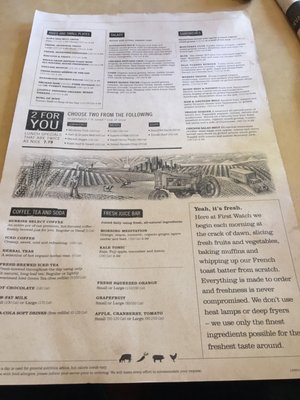 Menu photo 8 First Watch Worthington, OH Menu photo 8 First Watch Worthington, OH