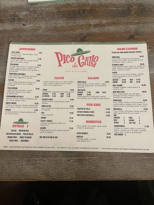 Menu photo 3 Pico De Gallo Bar & Kitchen New York, NY