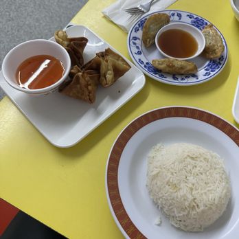 Jay Pho - Rice for red curry chicken and crab Rangoon - Asian Fusion Near Me - Jay, Oklahoma Jay Pho - Rice for red curry chicken and crab Rangoon - Asian Fusion Near Me - Jay, Oklahoma