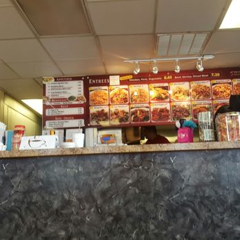 Oriental Express - Ordering counter - Fast Food Near Me - Denton, Texas