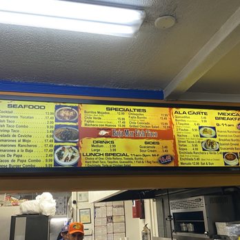 Baja Mar Fish Taco - Menu - Mexican Near Me - Monrovia, California