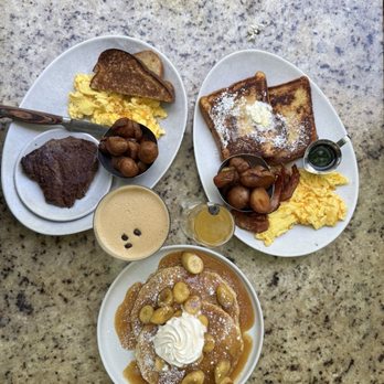 Drift - French Toast, Banana Foster, and Steak & Eggs with a peach Bellini and espresso martini - Breakfast & Brunch Near Me - Myrtle Beach, South Carolina