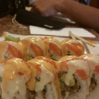 Tokyo Dori Sushi and Grill - Sunshine roll. Avacado, unagi, salmon topped with special sauce for $11.95. The special sauce tasted mayonnaise-like. No bueno - Japanese Near Me - Rocklin, California Tokyo Dori Sushi and Grill - Sunshine roll. Avacado, unagi, salmon topped with special sauce for $11.95. The special sauce tasted mayonnaise-like. No bueno - Japanese Near Me - Rocklin, California