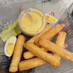 Yuca Frita a La Huancaína / Huancayo Style Fried Cassava