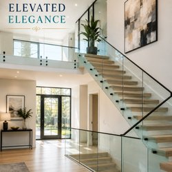 Michael's Glass Company - Transform your staircase into a stunning architectural feature with custom glass railings from Michael's Glass Company.