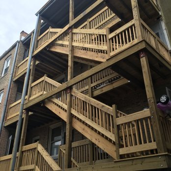 Titan V Porches - Big three story back porch . Threaded lumber. - General Contractors Near Me - Prospect Heights, Illinois Titan V Porches - Big three story back porch . Threaded lumber. - General Contractors Near Me - Prospect Heights, Illinois