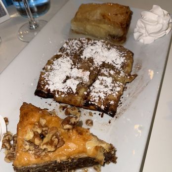 Meraki Greek Bistro - Triple Dessert - Greek Near Me - Miami, Florida Meraki Greek Bistro - Triple Dessert - Greek Near Me - Miami, Florida