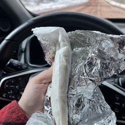 Cabra Coffee - Bacon egg cheese and green chile burrito