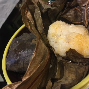 Rol San - Sticky rice with pork in lotus leaf - Dim Sum Near Me - Toronto, Ontario Rol San - Sticky rice with pork in lotus leaf - Dim Sum Near Me - Toronto, Ontario