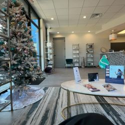 Southside Dermatology and Skin Cancer Surgery - Interior waiting area on the cosmetic dermatology side