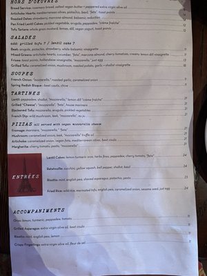 Menu photo 7 Tartine Bistro Rocky River, OH Menu photo 7 Tartine Bistro Rocky River, OH