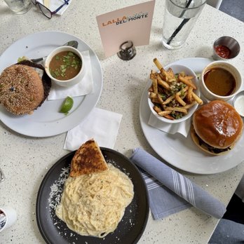 Lalla Grill Del Monte - Birria Burger, Black Bean Quinoa Burger, Pasta Al Limone - New American Near Me - Monterey, California