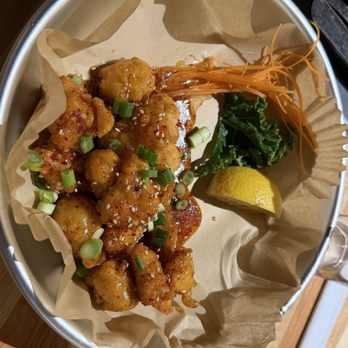 Sho Wagyu Steakhouse - Korean fried chicken, the kids loved this! - Barbeque Near Me - Naperville, Illinois