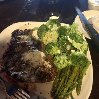 Olive Cove - Ribeye Steak with my choice broccoli & asparagus - Italian Near Me - Yulee, Florida Olive Cove - Ribeye Steak with my choice broccoli & asparagus - Italian Near Me - Yulee, Florida