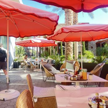 Juniper Table - Outside seating - New American Near Me - Palm Springs, California