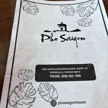 Pho Saigon - Vietnamese Near Me - Honolulu, Hawaii