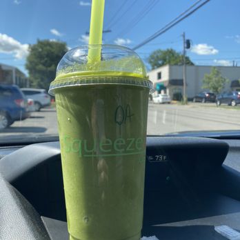 Squeeze Juicery - Open Arms Smoothie~ One of my favs Mango, peaches, matcha, spinach, kale, cucumber & orange juice - Juice Bars & Smoothies Near Me - Williamsville, New York Squeeze Juicery - Open Arms Smoothie~ One of my favs Mango, peaches, matcha, spinach, kale, cucumber & orange juice - Juice Bars & Smoothies Near Me - Williamsville, New York
