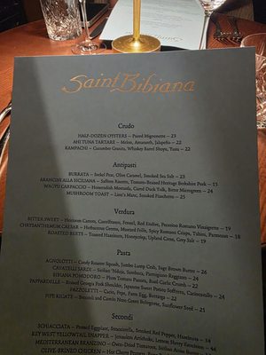 Menu photo 1 Saint Bibiana Savannah, GA