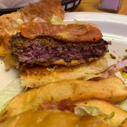 My "well" done burger, lol. My "well" done burger, lol.