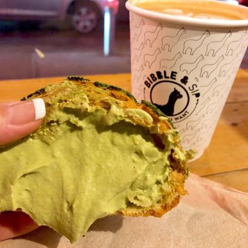 Bibble & Sip - Matcha cream puff - Coffee & Tea Near Me - New York, New York
