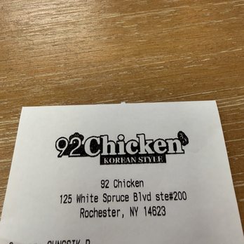 92 Chicken - Korean Near Me - Rochester, New York